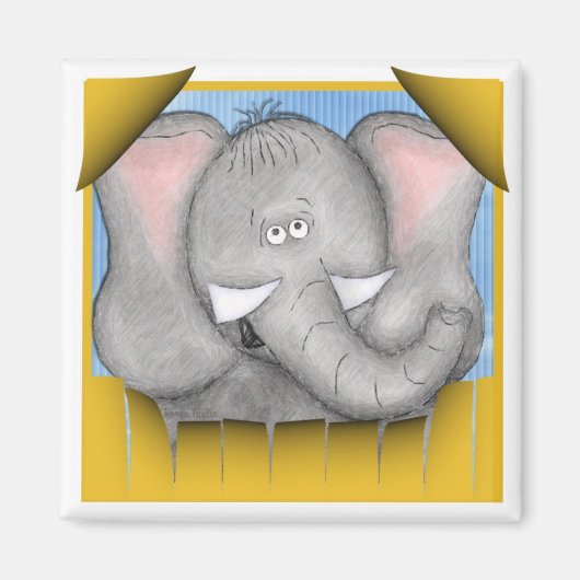 Edward The Elephant Magneet (Voorkant)