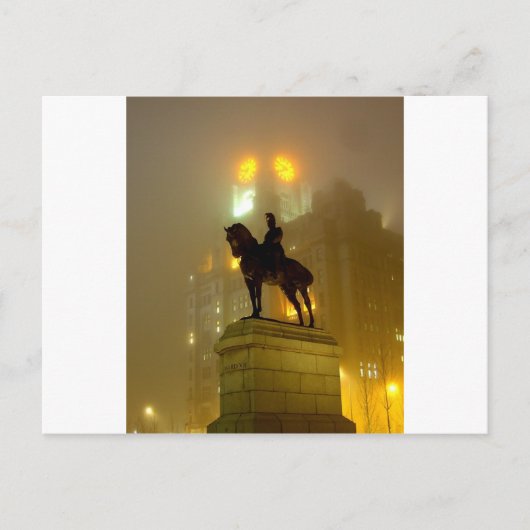 Edward V11 Statue, Pier Head, Liverpool Verenigd K Briefkaart (Voorkant)