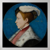 Edward VI (1537-1553) van Cornwall Poster (Voorkant)