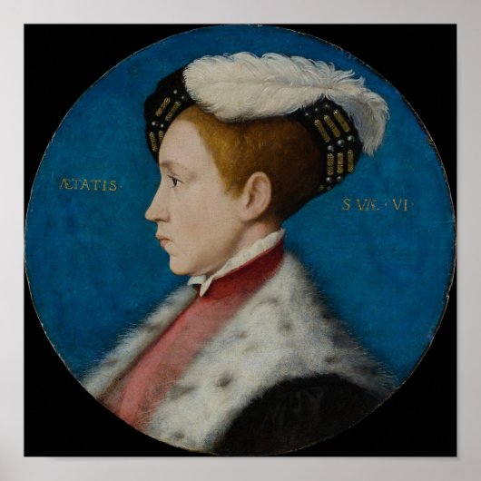 Edward VI (1537-1553) van Cornwall Poster (Voorkant)