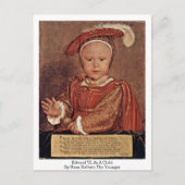 Edward Vi. Als kind door Hans Holbein, jongere Briefkaart (Voorkant)