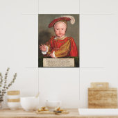 Edward VI - Hans Holbein Fine Art Poster (Keuken)