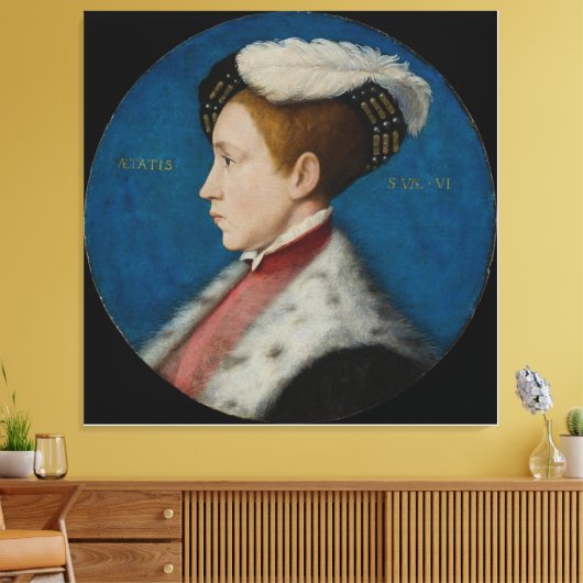 EDWARD VI, KONING VAN ENGLAND CANVAS (Insitu (Woonkamer))