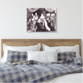 Edward VI Verlening van het Handvest Canvas Afdruk (Insitu (Slaapkamer))