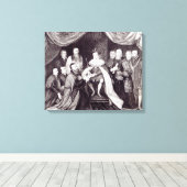 Edward VI Verlening van het Handvest Canvas Afdruk (Insitu (Houten vloer))