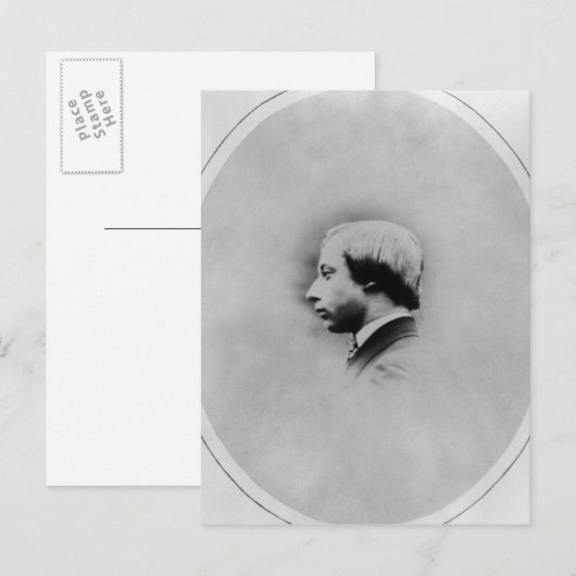 Edward VII, 1860 Briefkaart (Voorkant / Achterkant)