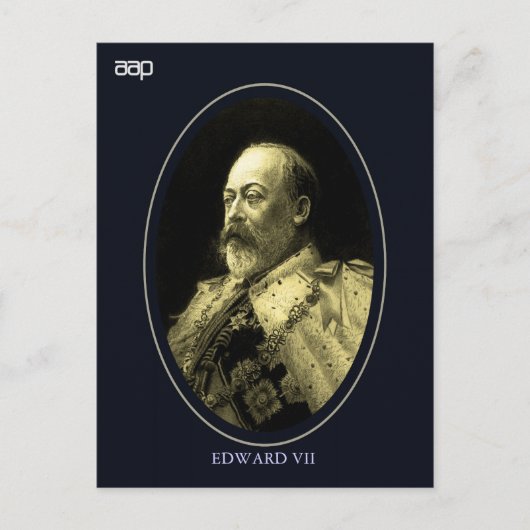 Edward VII King of England Briefkaart (Voorkant)