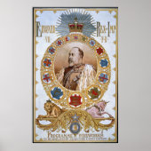 Edward VII, Programma van vuurwerk Poster (Voorkant)