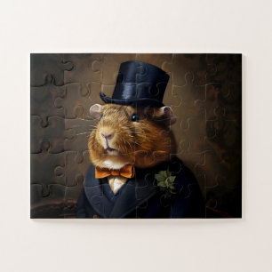 Edwardiaanse cavia meneer legpuzzel