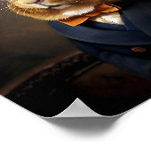 Edwardiaanse cavia meneer poster (Hoek)