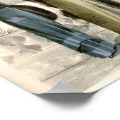  Edwardiaanse Mode Illustratie Dames in het Praatj Poster (Hoek)