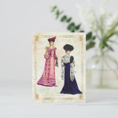  Edwardiaanse Mode Modellen Dayslijtage-persen Briefkaart (Staand voorkant)