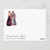  Edwardiaanse Modes Briefkaart (Achterkant)