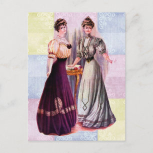 Edwardiaanse Modes Briefkaart