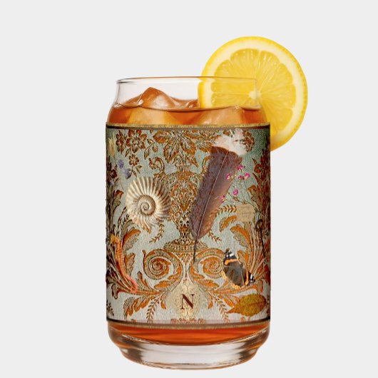 Edwardiaanse Natuurdrankenset Blikvorm Glas
