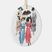 Edwardiaanse Vrouwen Mode Ornament voor Lente Zome (Rechts)