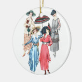 Edwardiaanse Vrouwen Mode Ornament voor Lente Zome (Links)