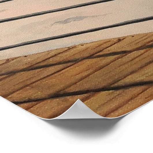 Edwardian Beach Scene Poster (Hoek)