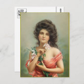Edwardian Beauty Briefkaart (Voorkant / Achterkant)