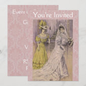 Edwardian  Bride Kaart (Voorkant / Achterkant)