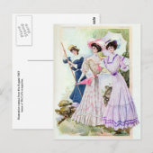  Edwardian Dames Briefkaart (Voorkant / Achterkant)