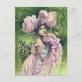 Edwardian Dancer Briefkaart (Voorkant)