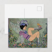 Edwardian Fairy Briefkaart (Voorkant / Achterkant)