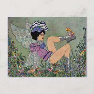 Edwardian Fairy Briefkaart