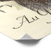 Edwardian Franse Mode Poster (Hoek)