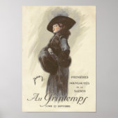 Edwardian Franse Mode Poster (Voorkant)