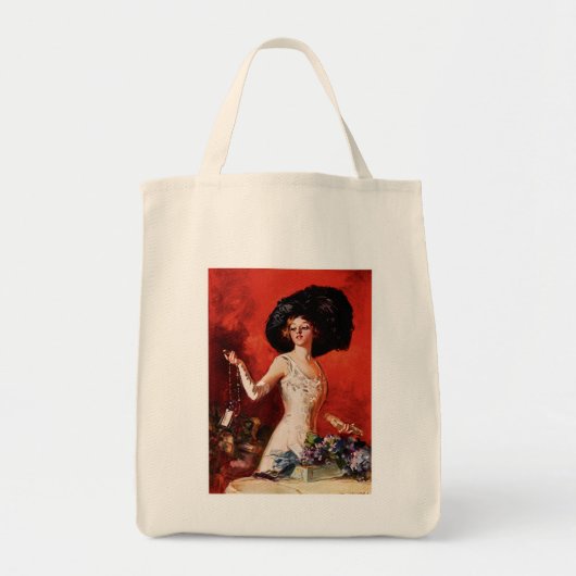Edwardian Glamor Girl Tote Bag (Voorkant)