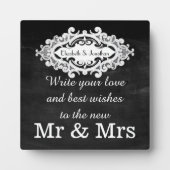  Edwardian Guestbook Sign Fotoplaat (Voorkant)