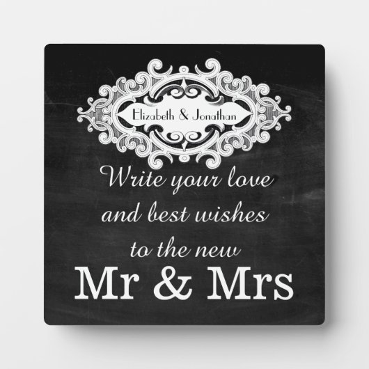  Edwardian Guestbook Sign Fotoplaat (Voorkant)