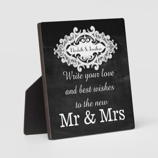  Edwardian Guestbook Sign Fotoplaat (Voorkant)