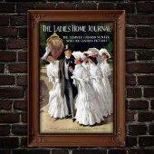 Edwardian Ladies' Home Journal Magazine Cover Poster