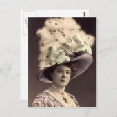 Edwardian Lady Briefkaart (Voorkant / Achterkant)