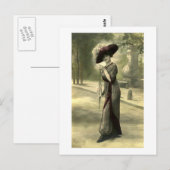 Edwardian Lady Briefkaart (Voorkant / Achterkant)