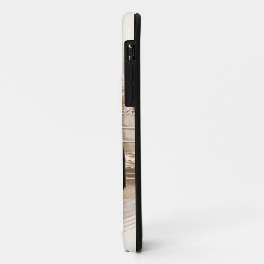 Edwardian Lady Fox Mode Illustratie Case-Mate iPhone Case (Achterkant/links)