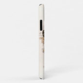 Edwardian Lady Fox Mode Illustratie Case-Mate iPhone Case (Achterkant/rechts)