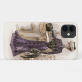 Edwardian Lady Fox Mode Illustratie Case-Mate iPhone Case (Achterkant (horizontaal))