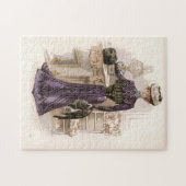  Edwardian Lady Fox Mode Illustratie Legpuzzel (Horizontaal)