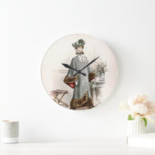 Edwardian Lady in een mooie  Mode Grote Klok (Huis)