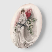 Edwardian Lady in Wedding Gown  Mode Grote Klok (Hoek)