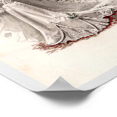 Edwardian Lady in Wedding Gown  Mode Poster (Hoek)