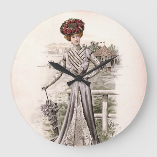 Edwardian Lady met Mode van de overgrote meerderh Grote Klok (Voorkant)