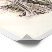 Edwardian Lady met  Mode van de overgrote meerderh Poster (Hoek)