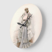 Edwardian Lady , met Rozen  Mode Grote Klok (Hoek)