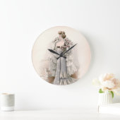 Edwardian Lady , met Rozen  Mode Grote Klok (Huis)