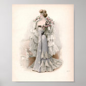 Edwardian Lady , met Rozen  Mode Poster (Voorkant)