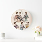 Edwardian Lady  Mode Illustratie Grote Klok (Huis)